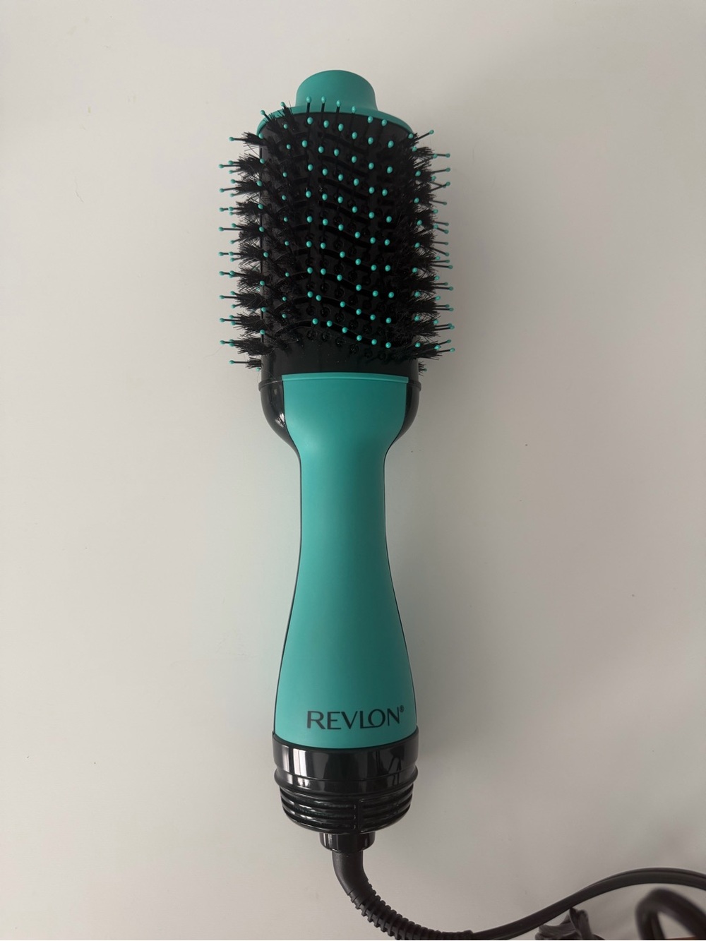 Revlon Teal Hot Air Round Brush Hair Styler & Ionic Hairdryer Bundle